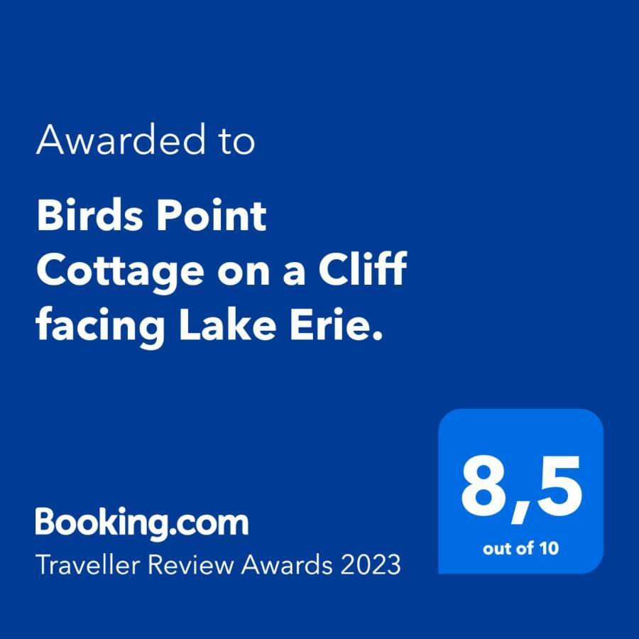 Birds Point Cottage On A Cliff Facing Lake Erie. Wheatley Eksteriør billede